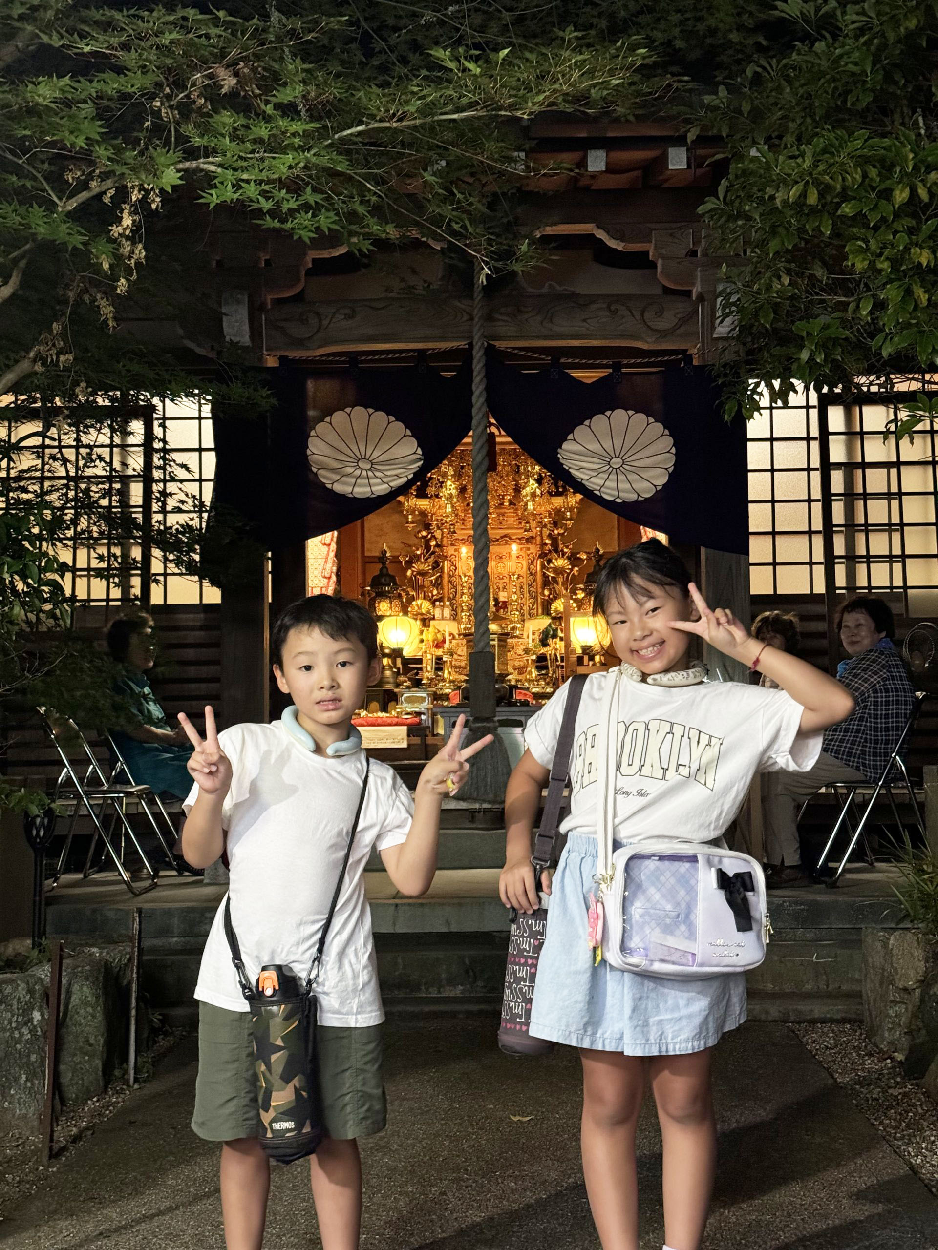 西室院の夏あかり